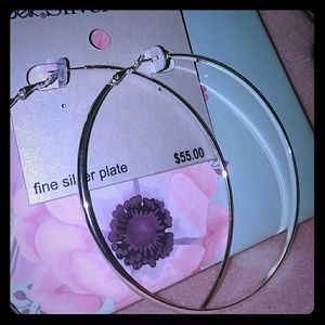 Belks silverworks big hoops earrings